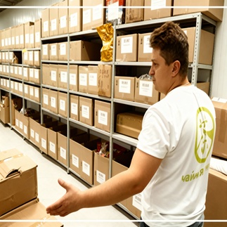 Фото За кулисами «Чайной Линии». Склад.