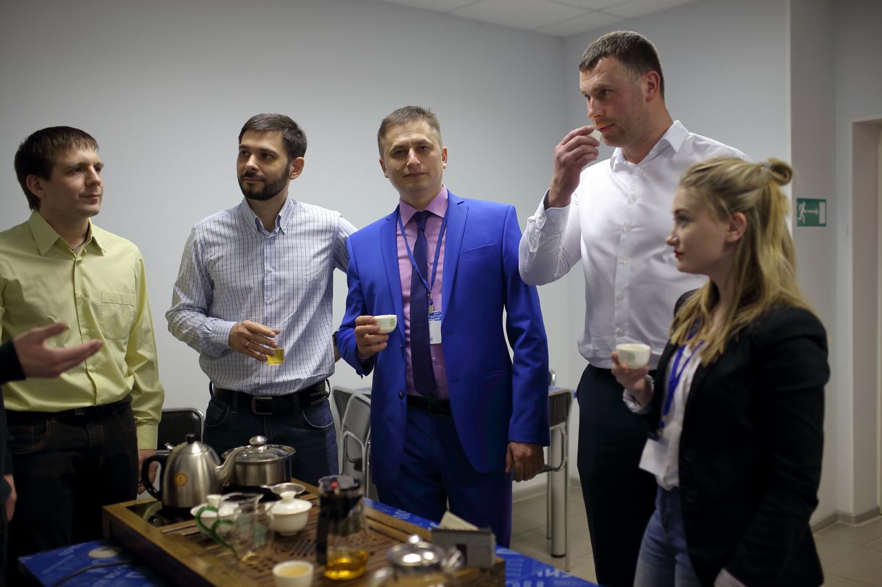 Чайная Линия на бизнес завтраке Почты России