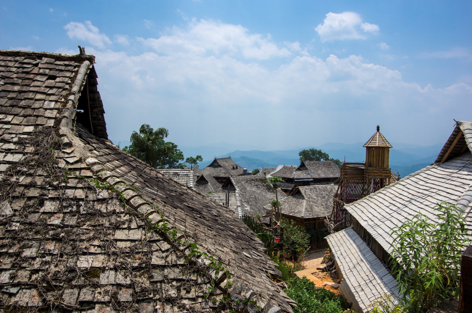 Вэнцзи - деревня в горах Цзинмай