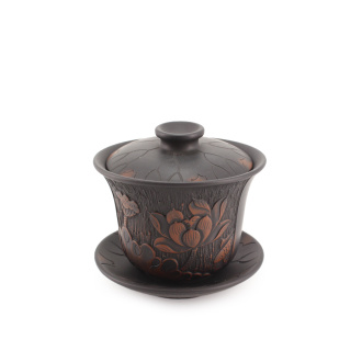 Гайвань глиняная из Цзяньшуй, Юньнань "Заботливость", 250 мл.. Цена: 16&nbsp;470 ₽ руб.