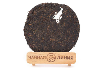 Прессованный шэн пуэр - Шэн пуэр 2007 г. «Мэнхай Баньчжан Чжэншань» блин 357 г, 