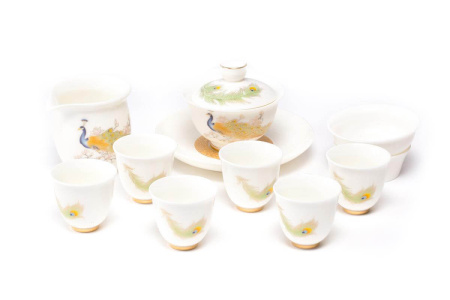 Чайный сервиз "Павлиньи перья". Цена: 25 960 ₽ руб.