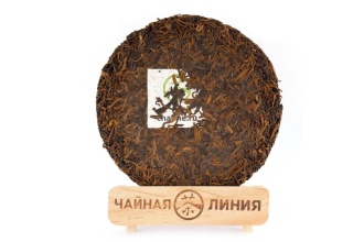 Шу пуэр 2019 г. «Будь первым» марки «Чайная Линия» 357 г