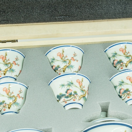 Чайный сервиз фарфоровый "Весна в Японии". Цена: 13 910 ₽ руб.