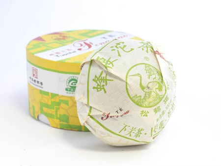 Pressed Raw Pu-erh Tea - Шэн пуэр 2014 г. "Фэн яо" завода "Сягуань" гнездо 100 г, 