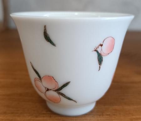 Пиала ручной работы "Персиковая" 55 мл  | 茶杯. Цена: 6 000 ₽ руб.