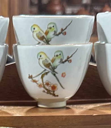 Пиала фарфоровая "Два попугайчика"  | 茶杯. Цена: 1&nbsp;520 ₽ руб.