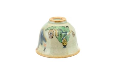 Porcelain bowl "Lu Pao" hand painted, 155 ml.  | 茶杯. Цена: ₽7,830 руб.