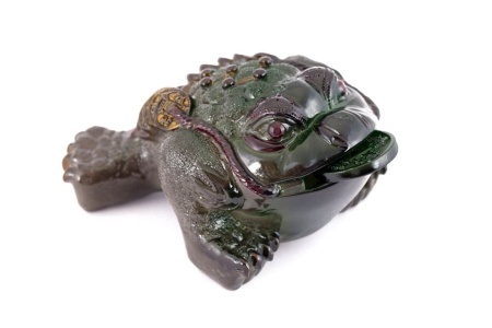 "Нефритовая жаба малая", чайная игрушка. Цена: 1 090 ₽ руб.