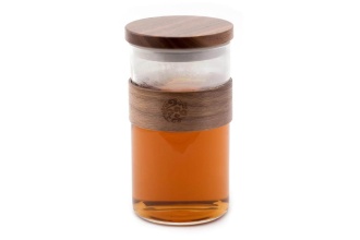 Стеклянный стакан для заваривания зелёного чая «Танец чаинок», 400 мл.. Цена: 1 980 ₽ руб.