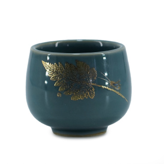 Пиала "Лист из золота" 90мл  | 茶杯. Цена: 1 460 ₽ руб.