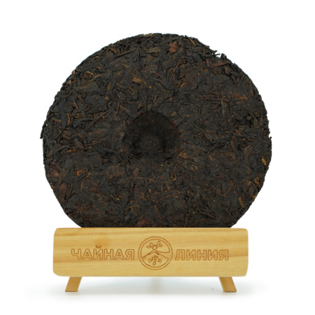 Прессованный шу пуэр - Шу пуэр 2006 г. «Зелёная печать» марки «Чжун ча» завода «CNNP» 357 г, 