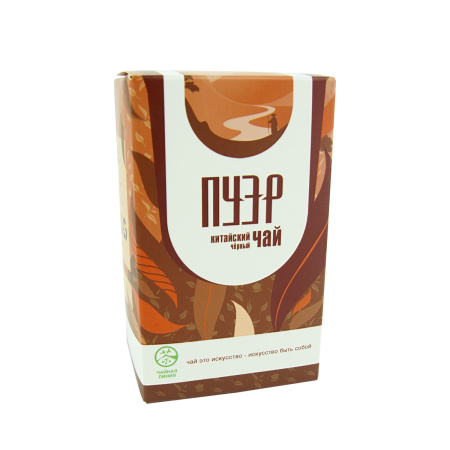 Chaline Pu-erh Tea - Shu Pu-erh "Chinese Black Tea" from the Tea Line brand, 100 g, 