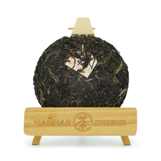 Pressed Raw Pu-erh Tea - Purple Sheng Pu'er 2019 "Purple Buds" from the Zhoushi Tea Plant, 200g, 