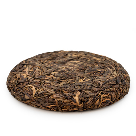 Pressed Raw Pu-erh Tea - 2015 Sheng Pu'er from the large tea trees of Laobanzhang village, 200g, 