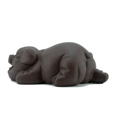 Глиняная чайная игрушка "Тёмная свинка". Цена: 2 610 ₽ руб.