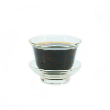 Прессованный шу пуэр - Шу пуэр 2013 г. "Булан гунтин" завода "Чжоуши" кирпич 100 г, 