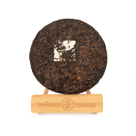 Шу пуэр с больших чайных деревьев "Чистое топливо" марки "Чайная Линия" 357 г Прессованный шу пуэр - Шу пуэр с больших чайных деревьев "Чистое топливо" марки "Чайная Линия" 357 г, чистое топливо