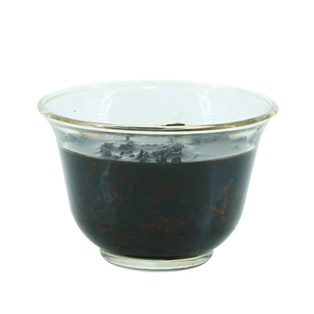 Прессованный шу пуэр - Шу пуэр 2021 г. "Бык из Нака меняет мир" завода "Чашуван" 357 г, 