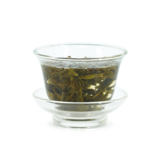Loose Leaf Pu-erh Tea - Sheng pu'er 2023 "Mengsun laoshu huangjing ye" ("Golden leaves" of the summer harvest of old Mengsun trees), 
