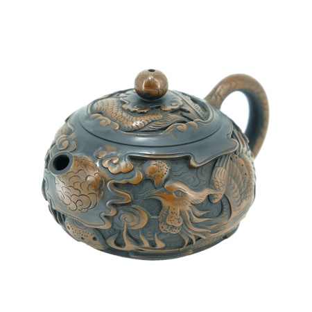 Глиняный чайник из Цзяньшуй, Юньнань "Дракон и птица Феникс", 250 мл. Цена: 33 680 ₽ руб.