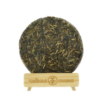 Прессованный шэн пуэр - Шэн пуэр 2020 г. «Деревня ветров» завода «Чашуван» 357 г, 