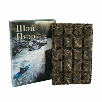 Прессованный шэн пуэр - Чай для Путешествий "Шэн Пуэр", 70 г, 