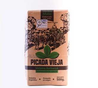 Йерба Мате "Picada Vieja Barbacuá", 500 г Йерба Мате - Йерба Мате "Picada Vieja Barbacuá", 500 г