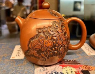 Чайник глиняный из Цзяньшуй, Юньнань "Водный мир", 230 мл. Чайник глиняный из Цзяньшуй, Юньнань "Водный мир", 230 мл.. Цена: 22 380 ₽ руб.